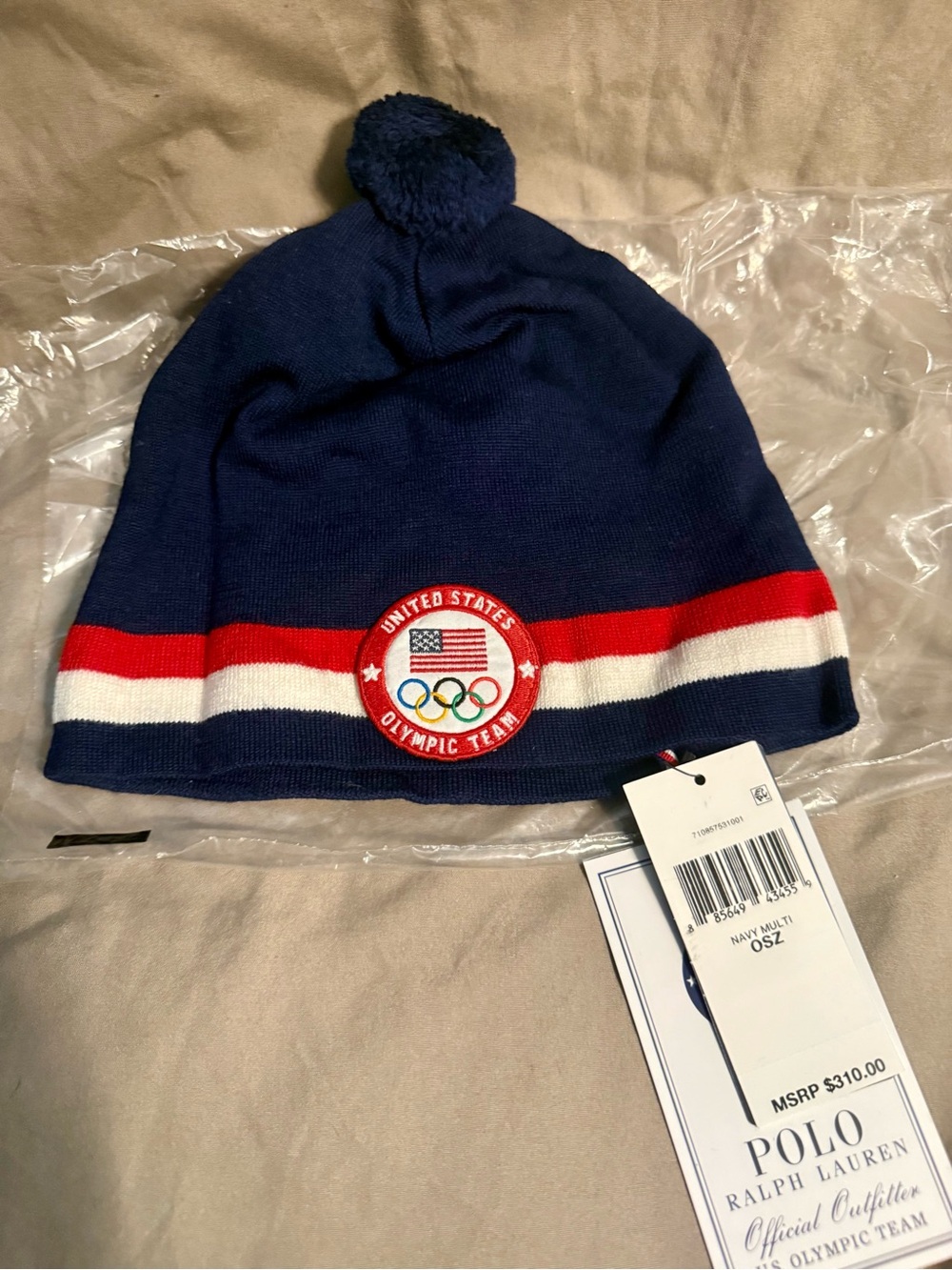 Polo by Ralph Lauren Navy United States Olympic Team Beanie